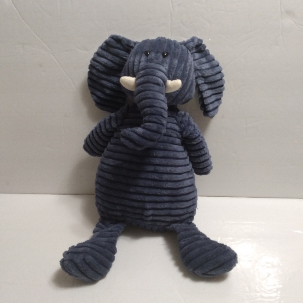 Jellycat  London plush Cordy Roy blue elephant stuffed Animal Ribbed